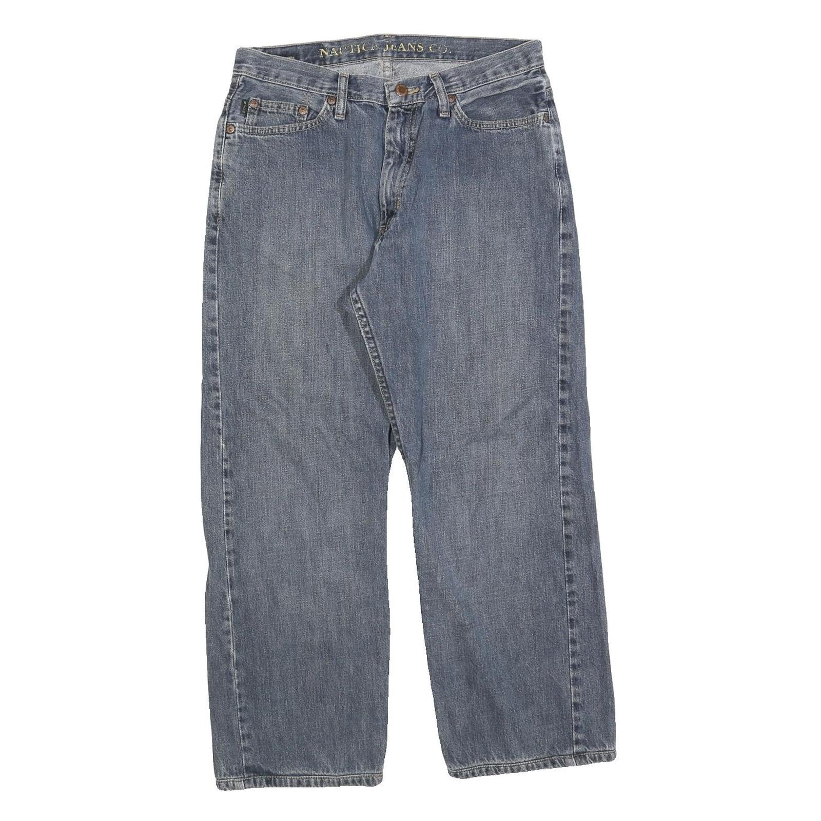 NAUTICA Mens Jeans Blue Regular Straight Denim Medium W30 L26 Classic Cotton