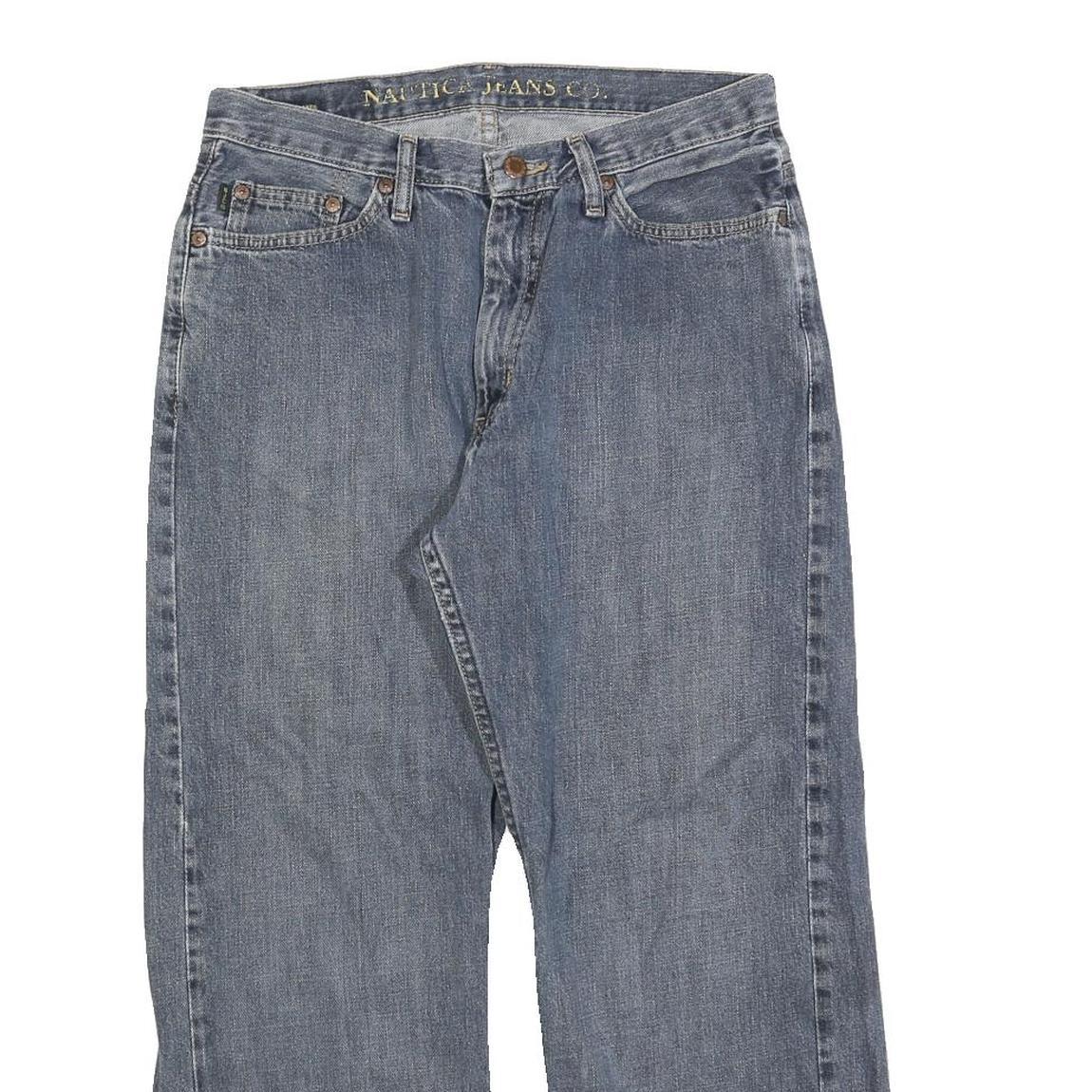 NAUTICA Mens Jeans Blue Regular Straight Denim Medium W30 L26 Classic Cotton