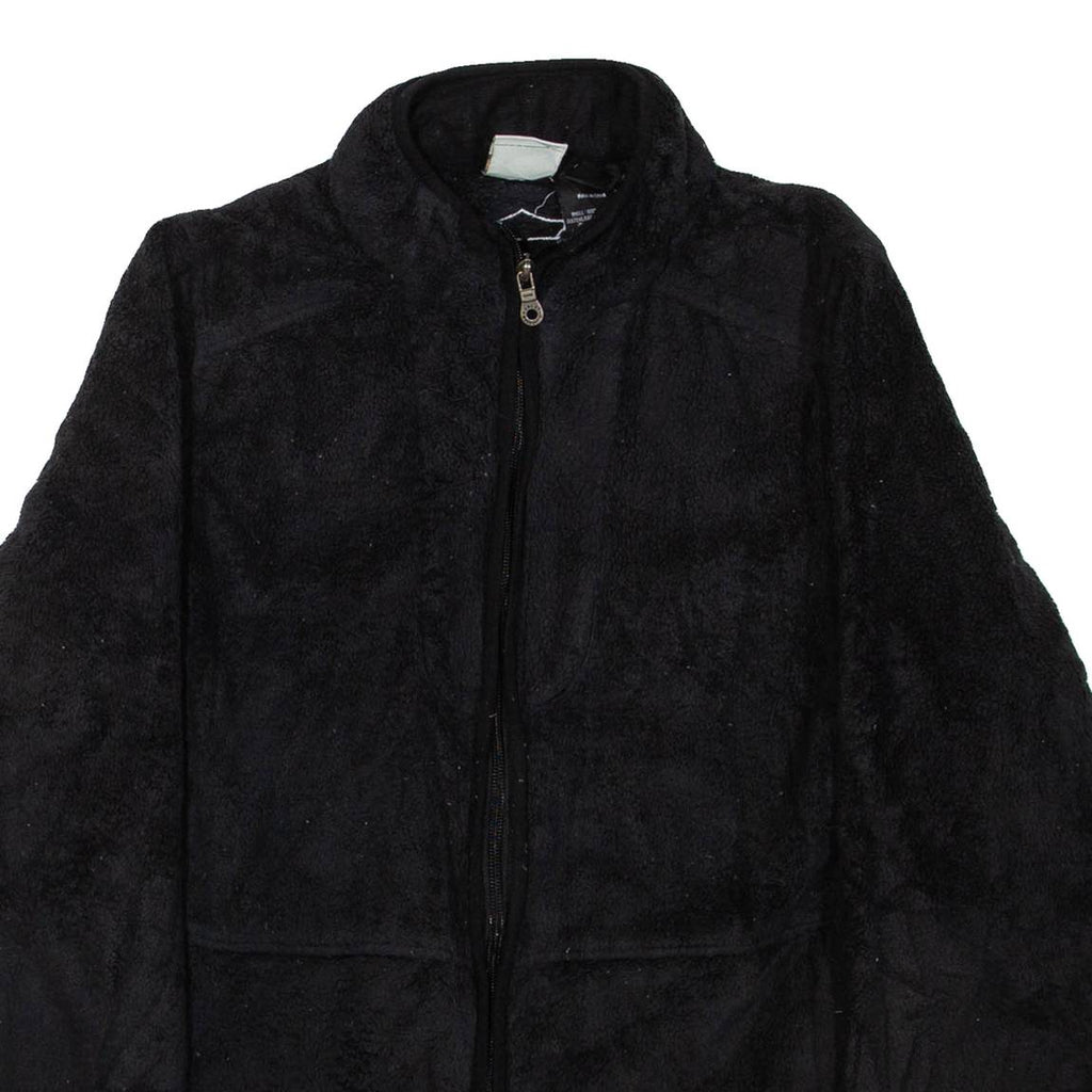 Womens Fleece Black High Neck L