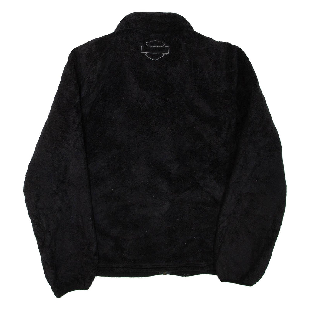 Womens Fleece Black High Neck L
