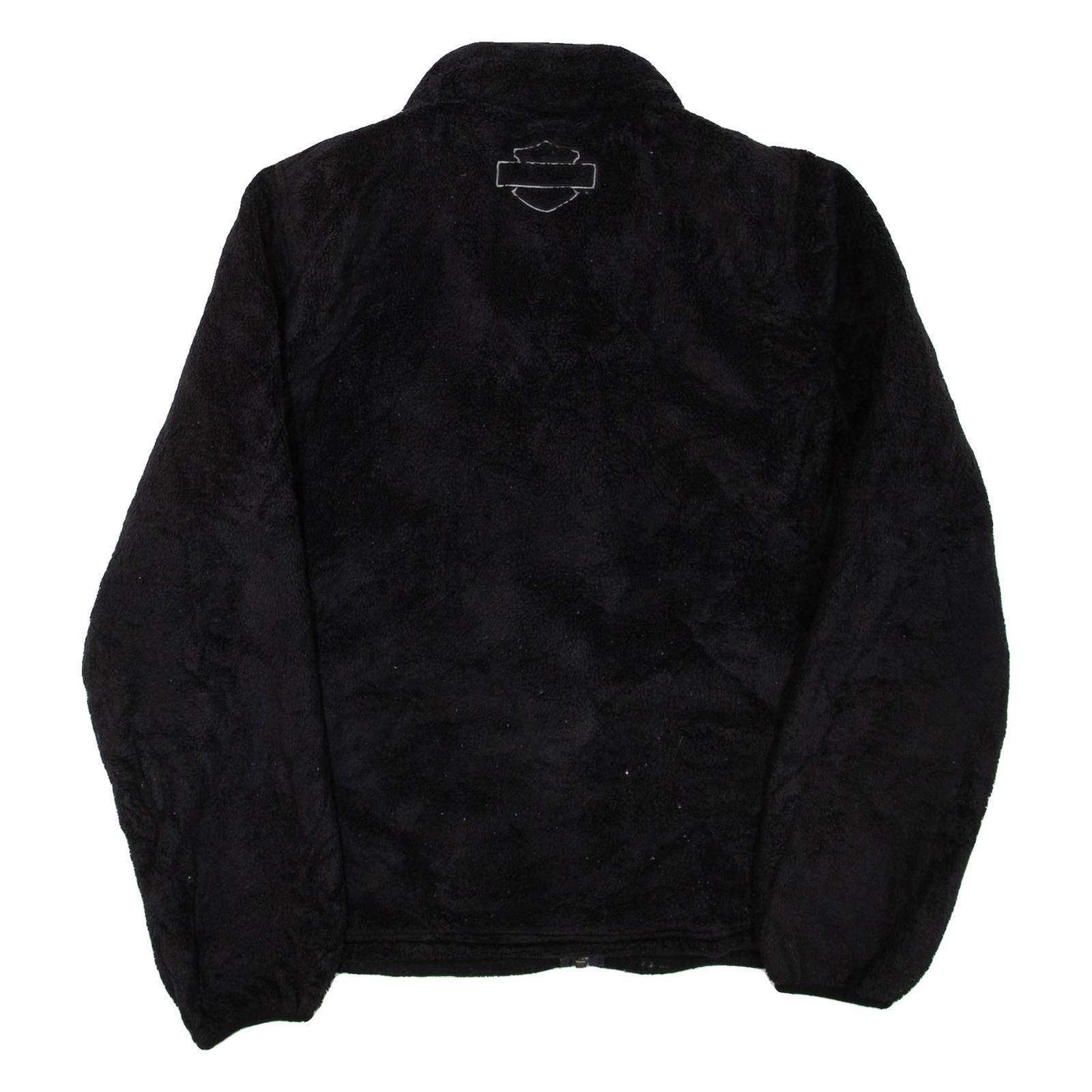 Womens Fleece Black High Neck L