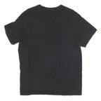 ADIDAS Mens Black Graphic T-Shirt L Short Sleeve Crew Neck Cotton Blend Logo