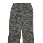 GOSDENIM Mens Camouflage Regular Fit Straight Cargo Trousers W26 L28 Drawstring