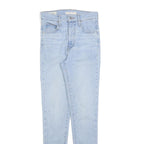 LEVI'S Womens Slim Light Blue Denim Jeans W26 L30 Classic Zip Pocket Detail