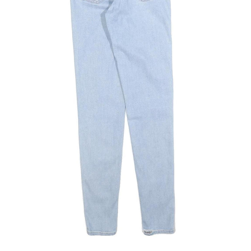 LEVI'S Womens Slim Light Blue Denim Jeans W26 L30 Classic Zip Pocket Detail