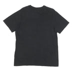 NIKE Mens Black Graphic T-Shirt M Short Sleeve Crew Neck Basketball Print