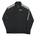 ADIDAS Mens Black Classic Zip Jacket XS Polyester Blend Plain Track Top