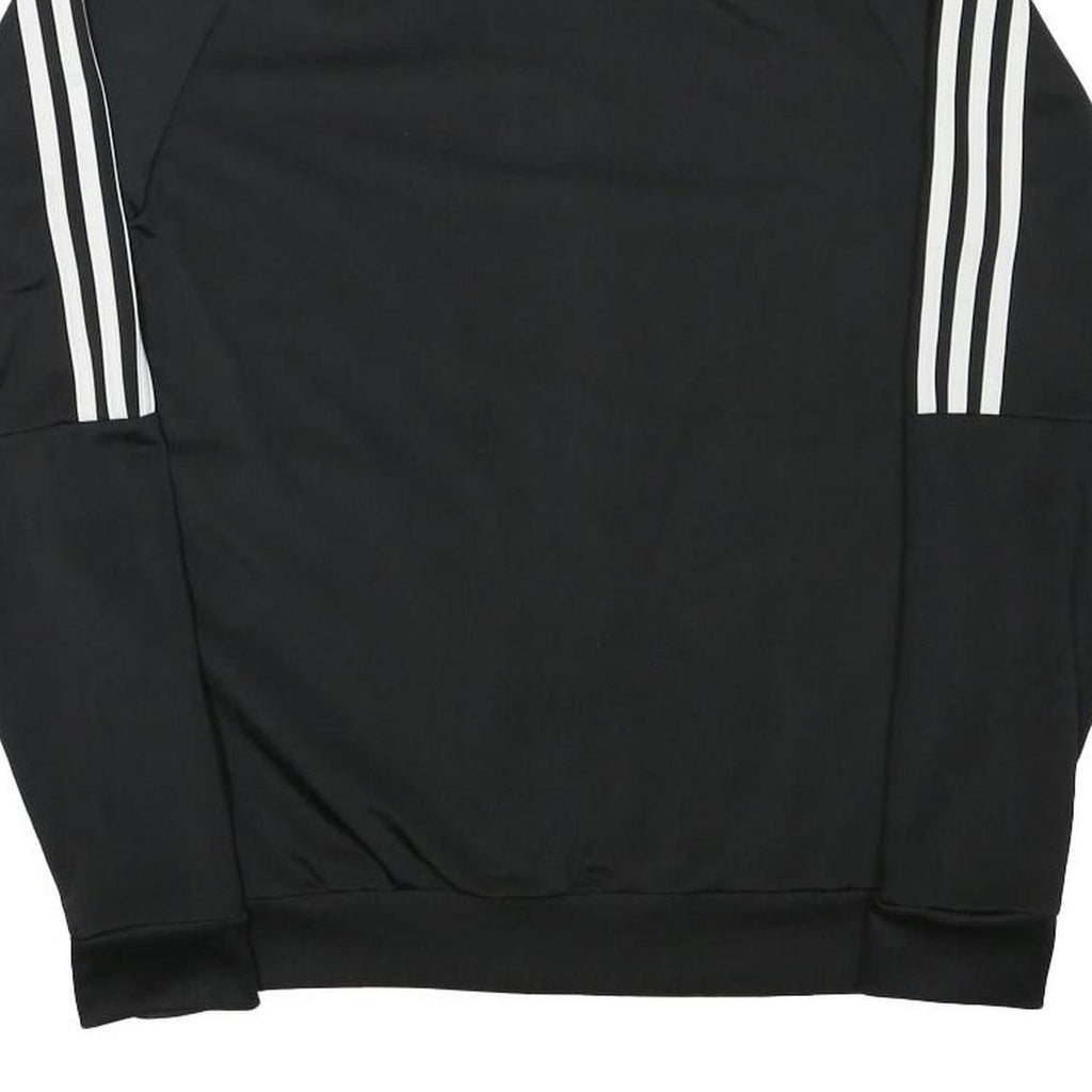 ADIDAS Mens Black Classic Zip Jacket XS Polyester Blend Plain Track Top