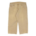 DICKIES Mens Jeans Beige Relaxed Straight Denim Medium W38 L22 Workwear Pants