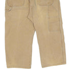 DICKIES Mens Jeans Beige Relaxed Straight Denim Medium W38 L22 Workwear Pants