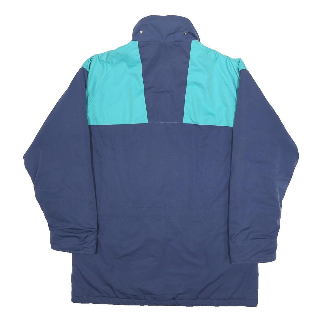 BERGHAUS Mens Blue & Green Outdoor Jacket XL Polyester Blend Woven Colourblock