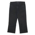 RALPH LAUREN POLO JEANS COMPANY Womens Cotton Blend Black Regular Straight