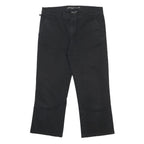 RALPH LAUREN POLO JEANS COMPANY Womens Cotton Blend Black Regular Straight