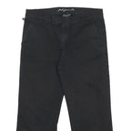 RALPH LAUREN POLO JEANS COMPANY Womens Cotton Blend Black Regular Straight