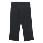 RALPH LAUREN POLO JEANS COMPANY Womens Cotton Blend Black Regular Straight