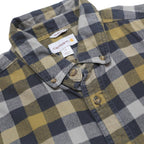 CARHARTT Mens Green & Black Check Shirt L Cotton Blend Casual Long Sleeve