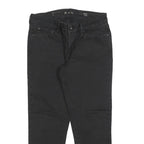 LEVI'S Womens Slim Black Denim Jeans Cotton Blend Zip W26 L23 Stylish Fit