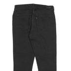 LEVI'S Womens Slim Black Denim Jeans Cotton Blend Zip W26 L23 Stylish Fit