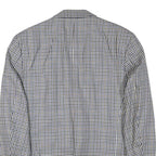 ARTHUR BELL Mens Black & White Check Jacket M Wool Blend Button Closure Classic