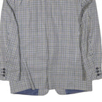 ARTHUR BELL Mens Black & White Check Jacket M Wool Blend Button Closure Classic