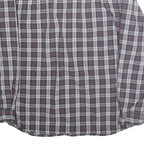 CARHARTT Mens Blue & Red Checked Cotton Blend Shirt M Long Sleeve Casual