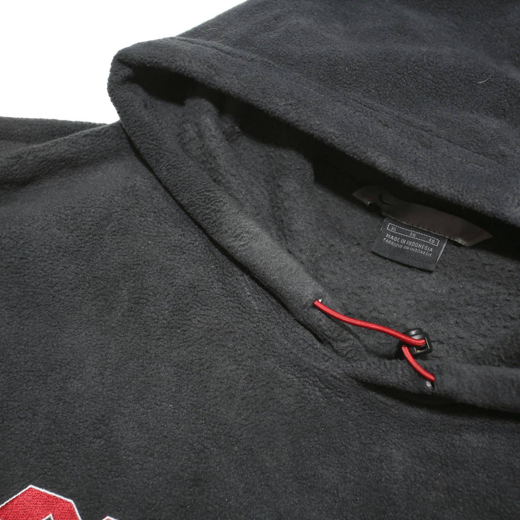 NIKE Mens Black Hoodie XL Polyester Blend Pullover Hooded Sweatshirt