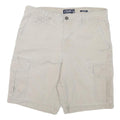 CHAPS Mens Shorts Beige Cargo L W34 Cotton Blend Comfortable Casual