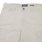 CHAPS Mens Shorts Beige Cargo L W34 Cotton Blend Comfortable Casual