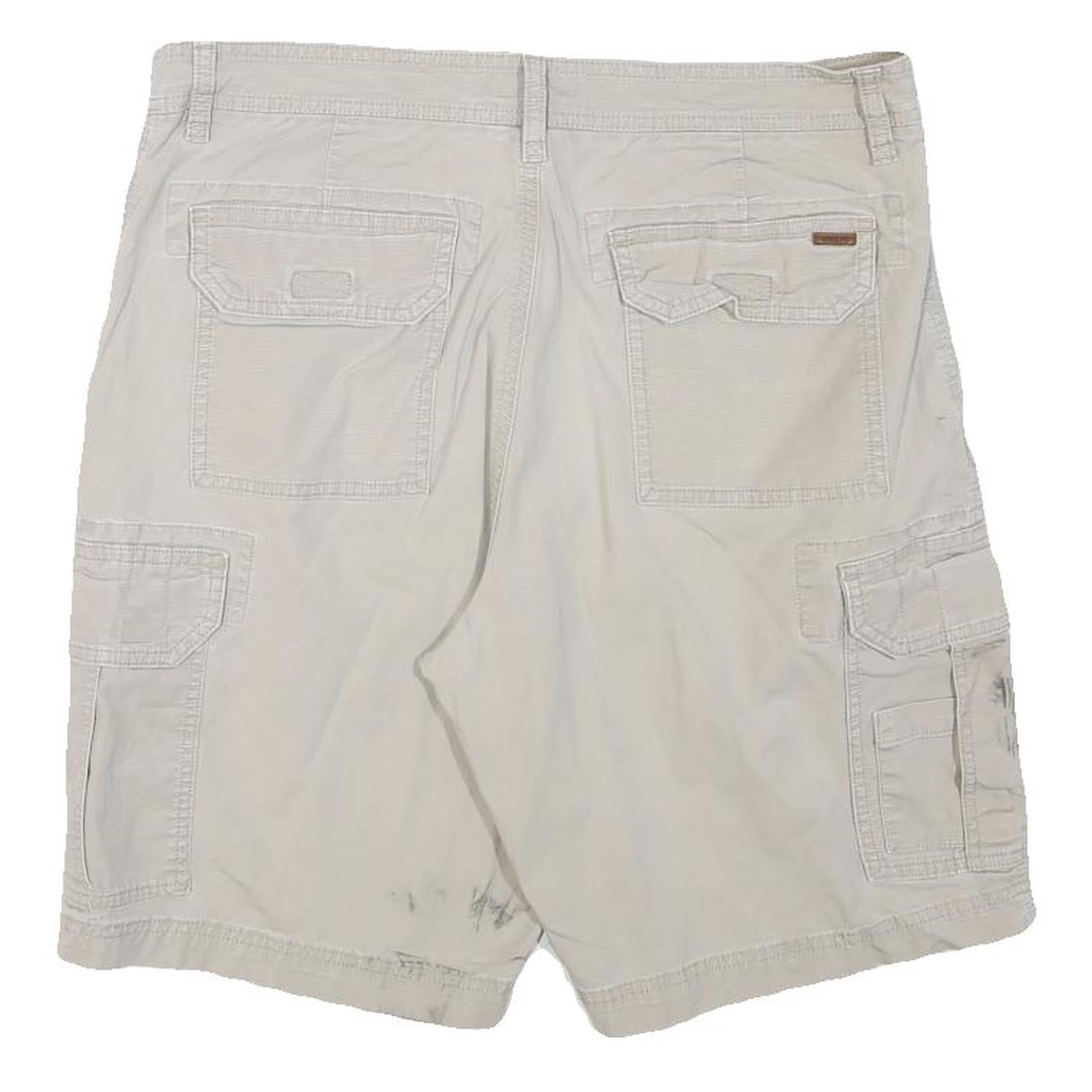 CHAPS Mens Shorts Beige Cargo L W34 Cotton Blend Comfortable Casual