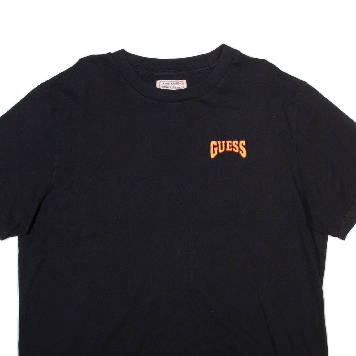 GUESS Mens T-Shirt Black XL