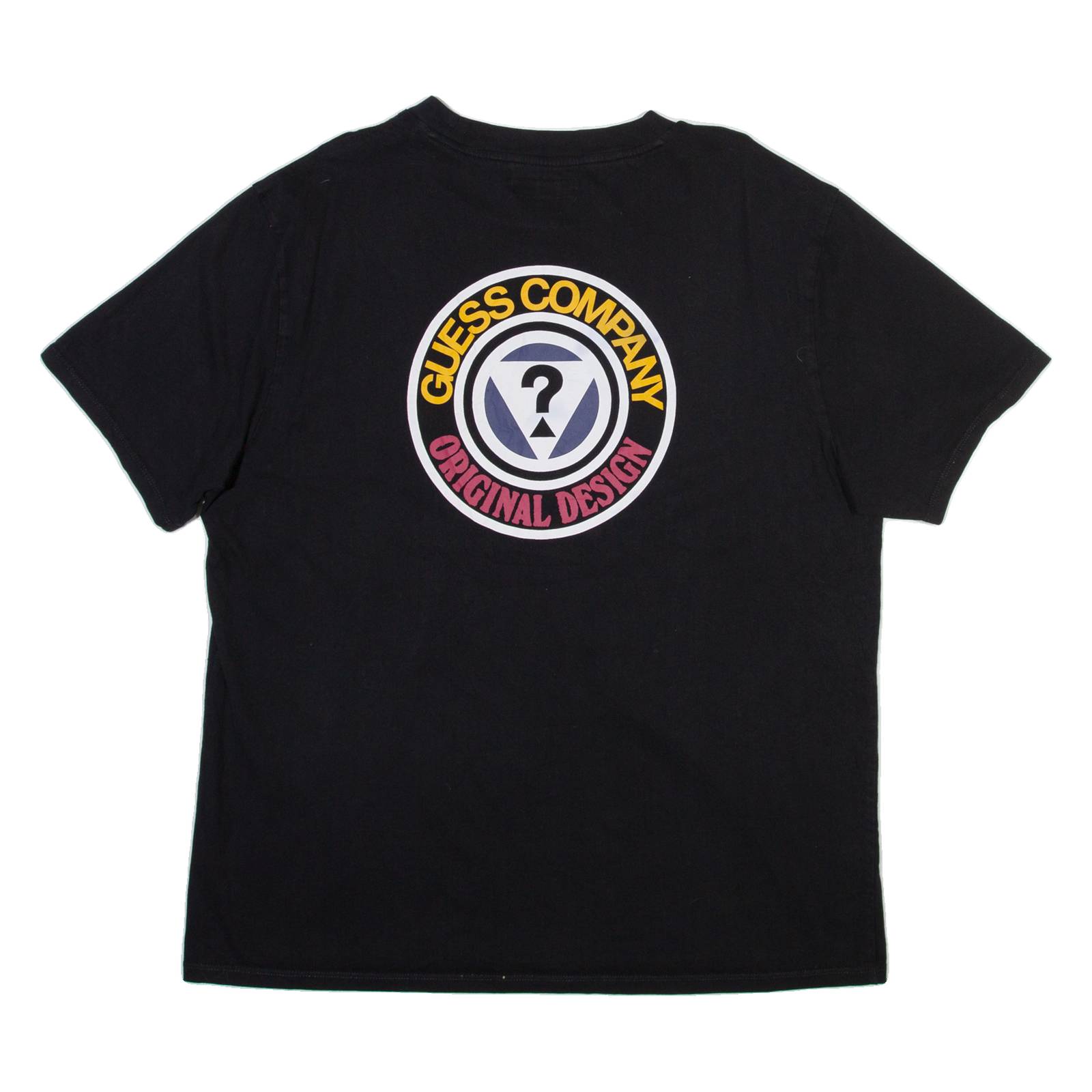 GUESS Mens T-Shirt Black XL