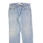 LEVI'S Mens Jeans Blue Regular Straight Denim Medium W34 L32 Classic Zip Closure