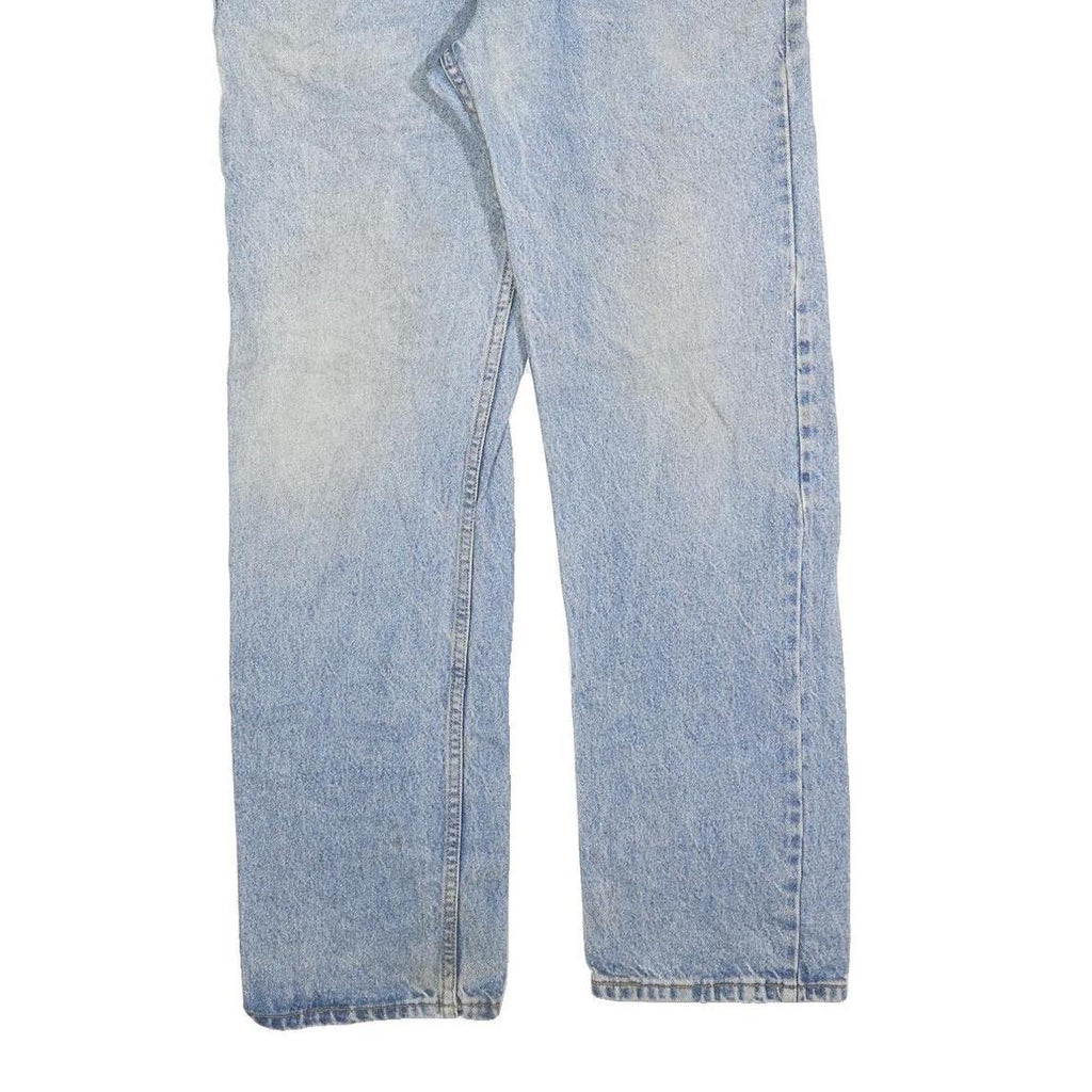 LEVI'S Mens Jeans Blue Regular Straight Denim Medium W34 L32 Classic Zip Closure