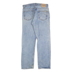 LEVI'S Mens Jeans Blue Regular Straight Denim Medium W34 L32 Classic Zip Closure