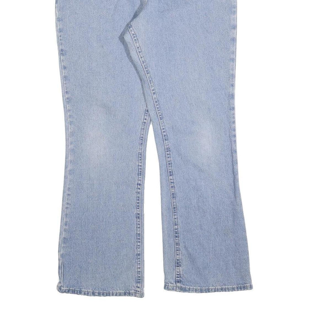 LEE Womens Jeans Blue Regular Straight Denim Light W30 L30 Classic Fit Zip