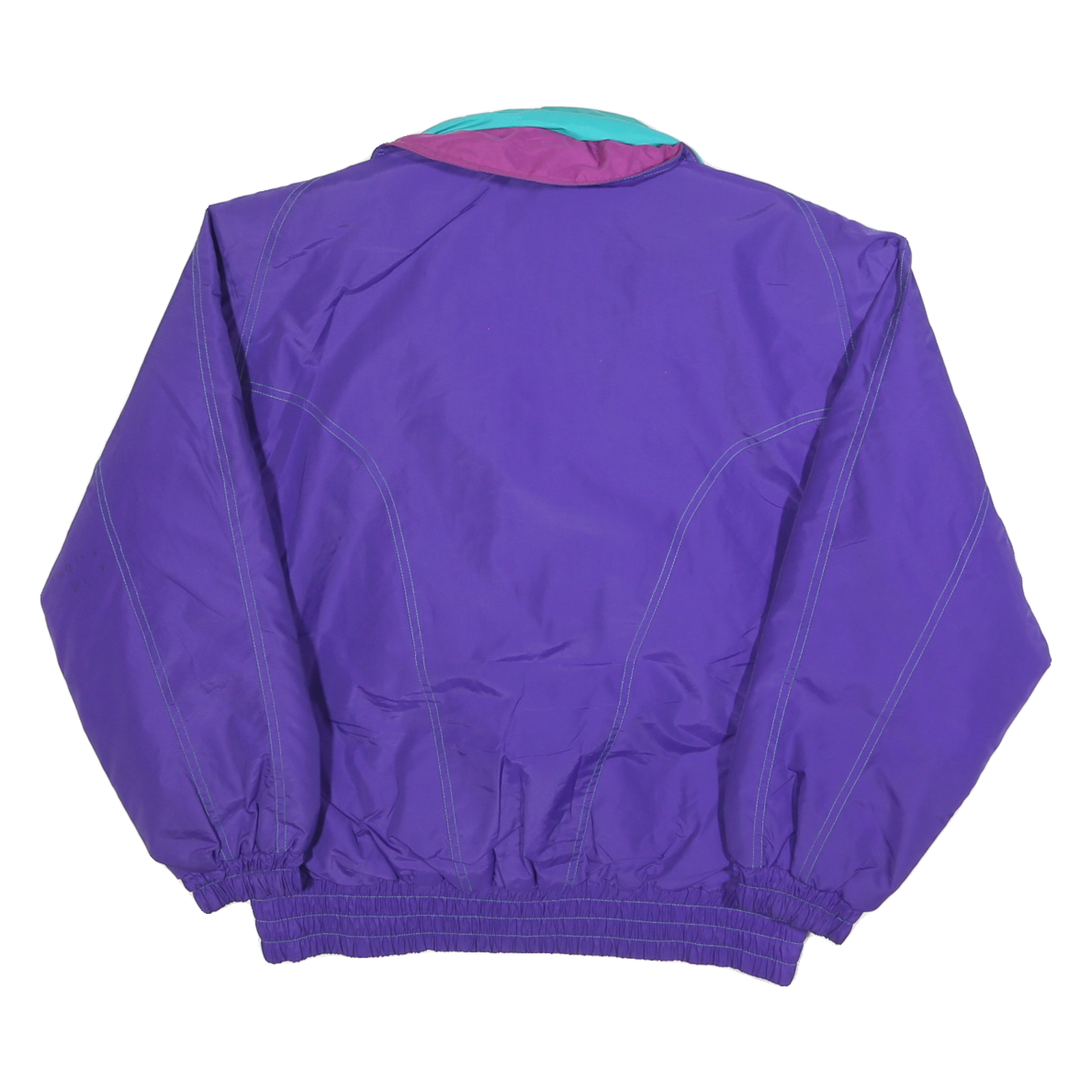 CABIN CREEK Womens Purple & Pink Zip Jacket M Polyester Outdoor Casual