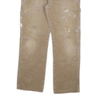 DICKIES Mens Jeans Beige Regular Straight Denim Medium W30 L30 Workwear Cotton