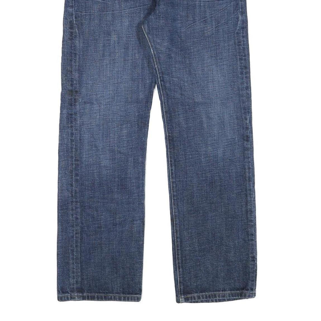 LEVI'S 501 Mens Jeans Blue Regular Straight Denim Medium W30 L27 Classic Button