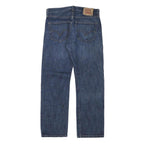 LEVI'S 501 Mens Jeans Blue Regular Straight Denim Medium W30 L27 Classic Button