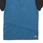 LACOSTE Mens Black & Blue Sport Polo Shirt XS Polyester Blend Ultra Dry