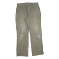 DICKIES Mens Regular Fit Straight Leg Denim Medium W34 L32 Workwear Utility