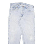 CARHARTT Mens Jeans Blue Relaxed Straight Denim Light W34 L30 Classic Workwear