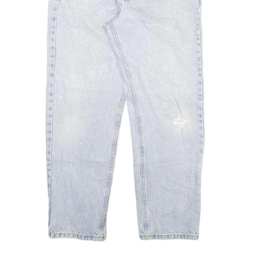 CARHARTT Mens Jeans Blue Relaxed Straight Denim Light W34 L30 Classic Workwear