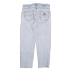 CARHARTT Mens Jeans Blue Relaxed Straight Denim Light W34 L30 Classic Workwear