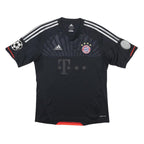 ADIDAS Mens Black Bayern Munchen Football Shirt M Short Sleeve Crew Neck Sponsor