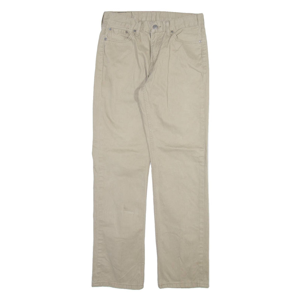 LEVI'S 514 Mens Trousers Beige Slim Straight W30 L32