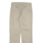 LEVI'S 514 Mens Trousers Beige Slim Straight W30 L32