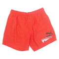 PUMA Mesh Lined Sport Mens Swimming Shorts Red L W32
