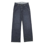 LEE Womens Jeans Blue Relaxed Straight Denim Medium W30 L34 Classic Casual