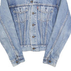 LEVI'S Mens Blue Denim Jacket XS Cotton Classic Button Closure Vintage Style